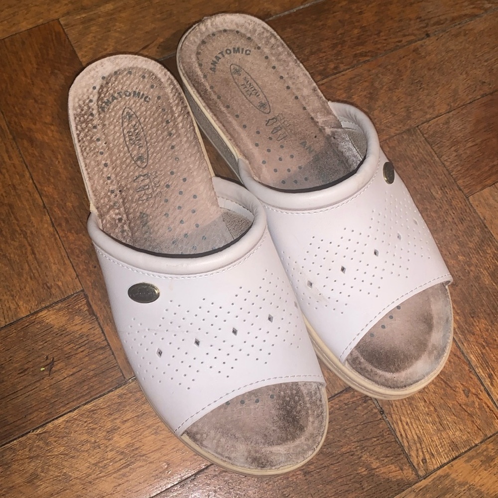 Well worn daily slippers